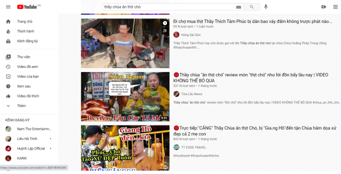 Quay nội dung 'Thầy chùa ăn thịt chó' ở Củ Chi, nhiều Youtuber bị công an mời làm việc
