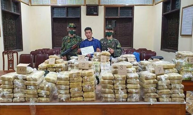 Triệt phá đường dây ma túy xuyên quốc gia, thu giữ gần 350kg ma túy