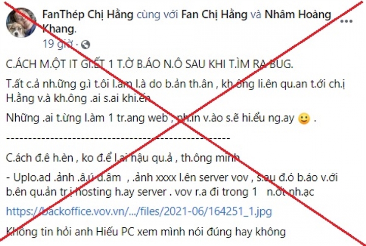 Bộ Công an vào cuộc điều tra nhóm đối tượng tấn công Báo điện tử VOV