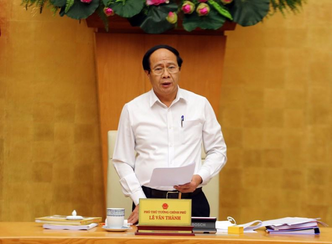 Phó Thủ tướng Lê Văn Thành làm Trưởng ban chỉ đạo quốc gia về phát triển điện lực