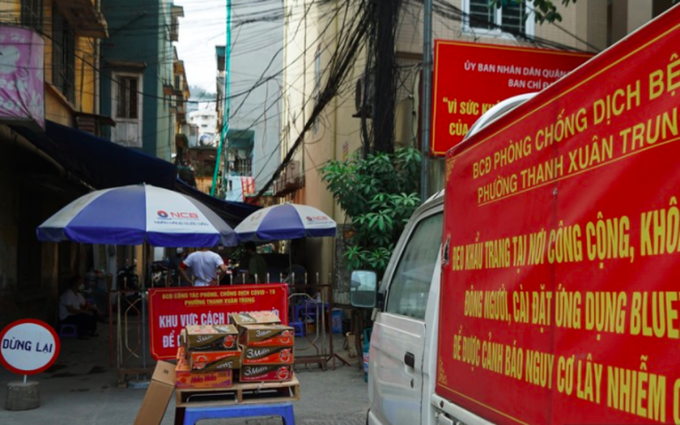 Một nhân viên chuyển phát nhanh dương tính với Covid-19 tại phường Nam Đồng, Đống Đa