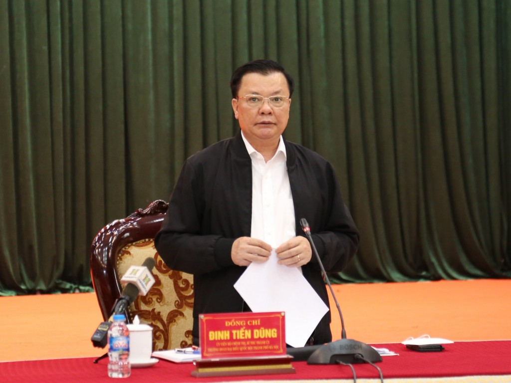 Bí thư Thành ủy Hà Nội Đinh Tiến Dũng: Phát triển du lịch là mấu chốt để Ba Vì phát triển