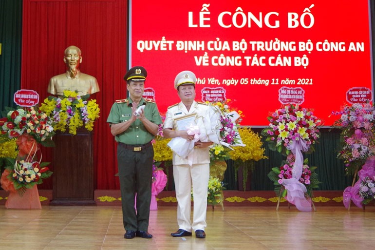 Bổ nhiệm Phó Giám đốc Công an Phú Yên