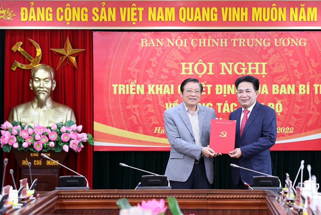 Ông Nguyễn Văn Yên giữ chức Phó Trưởng Ban Nội chính Trung ương