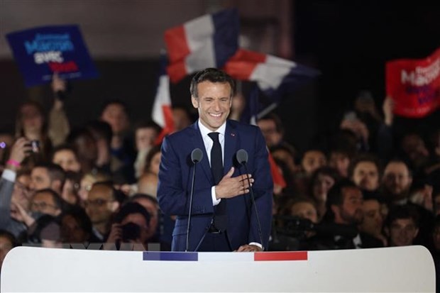 Tổng thống Pháp Emmanuel Macron tái đắc cử nhiệm kỳ 2