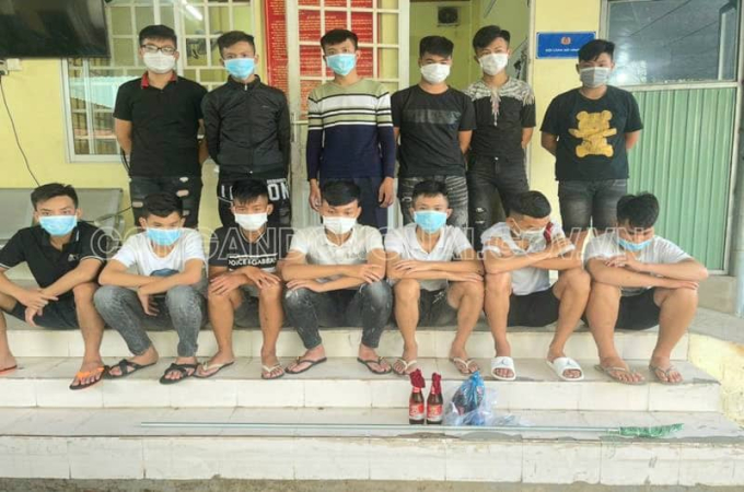 Đồng Nai: Tạm giữ 22 thanh niên liên quan đến vụ hỗn chiến bằng bom xăng, mã tấu