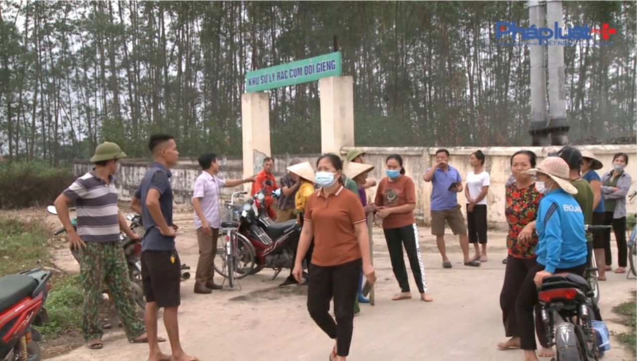 Bắc Giang: Người dân phản đối lò đốt rác vì gần khu dân cư