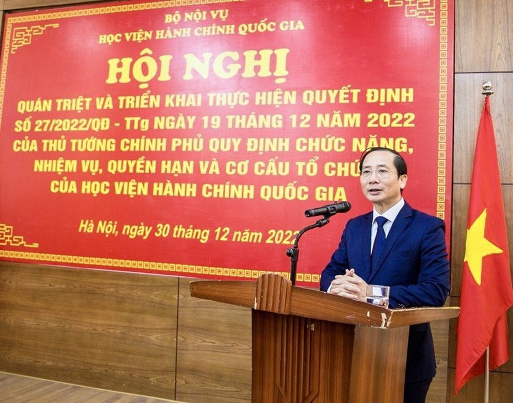 PGS.TS Nguyễn Bá Chiến giữ chức vụ Giám đốc Học viện Hành chính Quốc gia