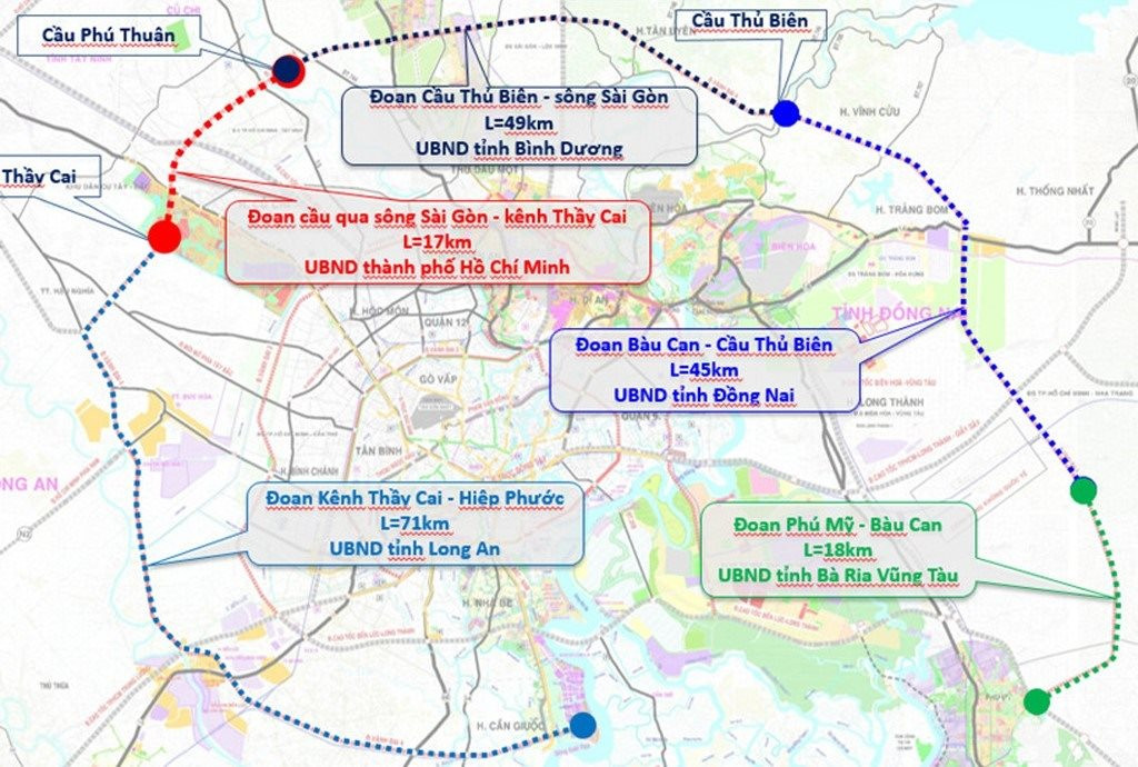 Điều chỉnh hướng tuyến Vành đai 4 TP Hồ Chí Minh, tiết kiệm hơn 4.000 tỷ đồng