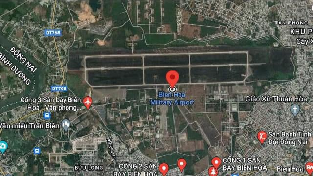 Xác định ranh giới để nâng cấp sân bay Biên Hoà thành sân bay lưỡng dụng