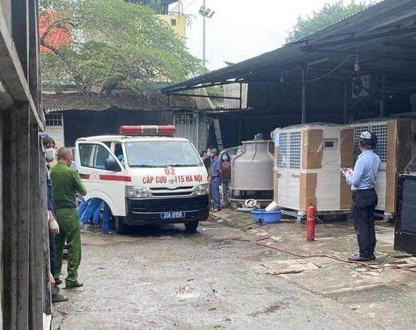 Nghi nổ gas ở phường Vĩnh Hưng (Hoàng Mai), 3 người bị thương