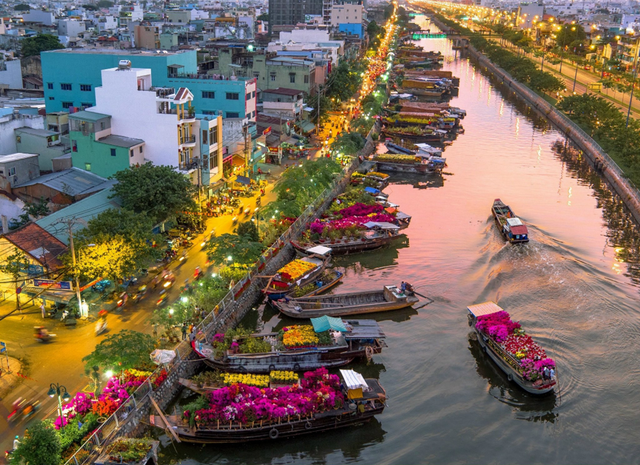 TP. Hồ Chí Minh: Tổ chức Chợ hoa xuân “Trên bến dưới thuyền”