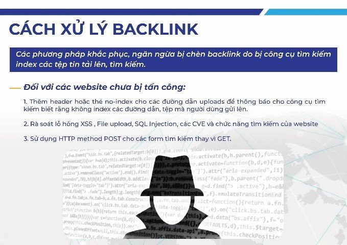 Cảnh báo thủ đoạn tấn công chèn backlink trên các trang thông tin điện tử của cơ quan nhà nước
