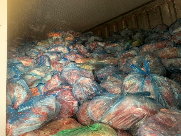 Huyện Chương Mỹ tiêu hủy 40 tấn thịt lợn nhiễm bệnh
