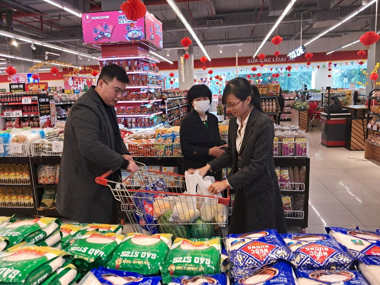 Hà Nội: Nhiều siêu thị mở cửa xuyên Tết