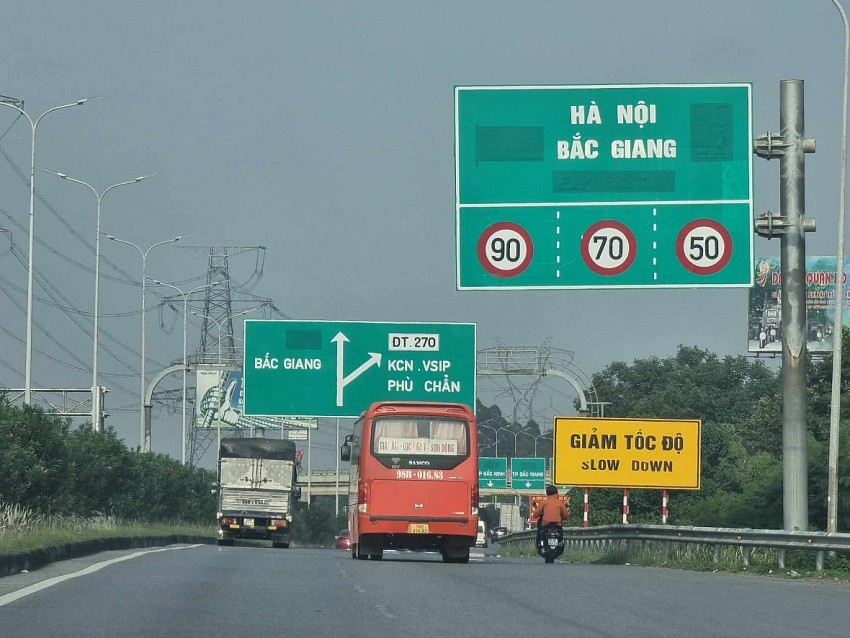 220 trường hợp đi xe máy vào cao tốc Hà Nội – Bắc Giang
