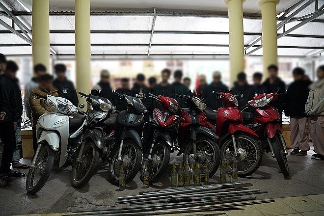 Ngăn chặn kịp thời nhóm đối tượng mang hung khí gây rối trật tự tại TP Hà Giang