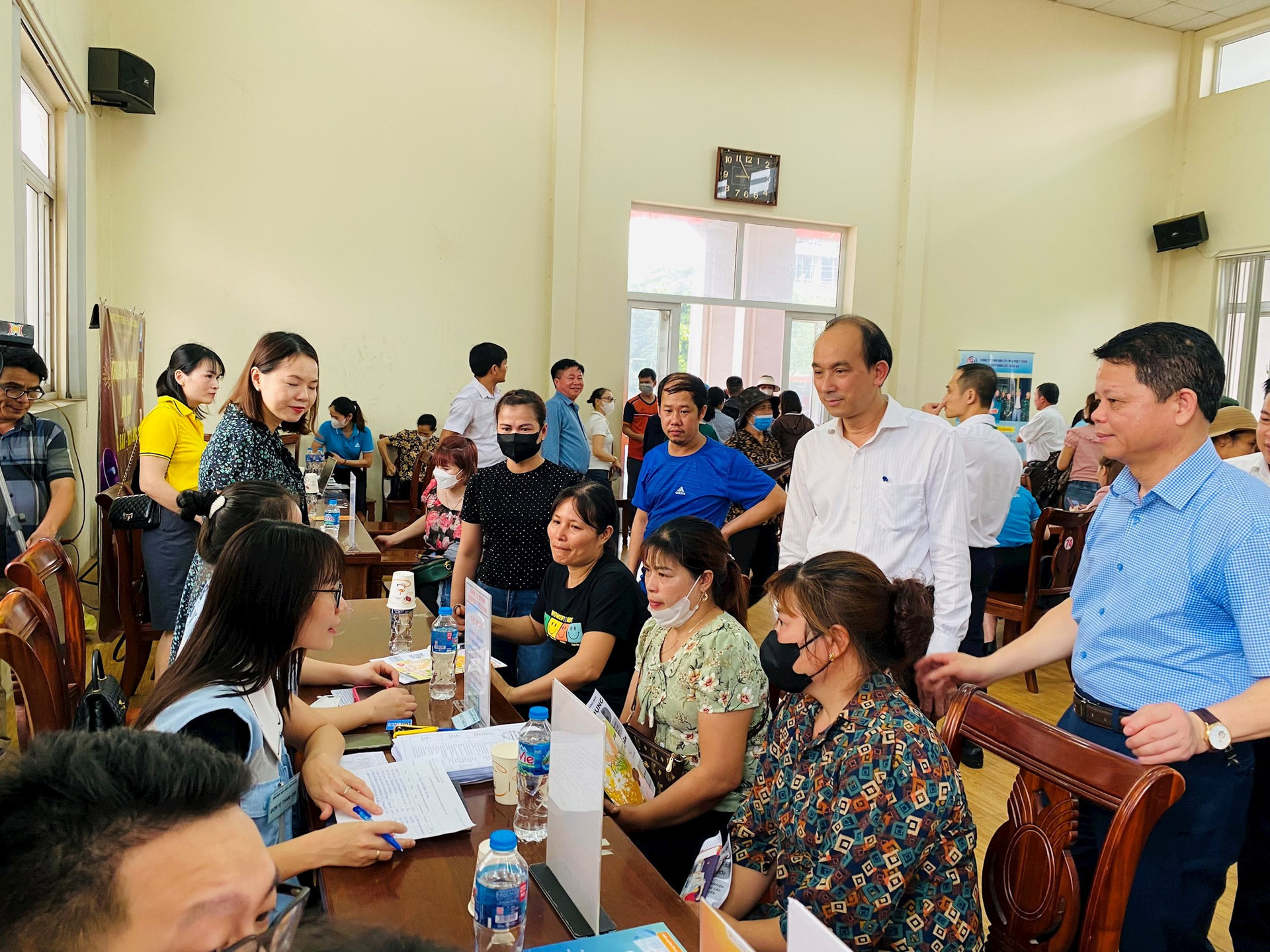1.840 chỉ tiêu tuyển dụng tại Phiên giao dịch việc làm huyện Mê Linh