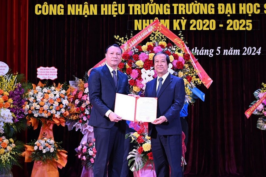 PGS.TS. Nguyễn Đức Sơn làm Hiệu trưởng Trường Đại học Sư phạm Hà Nội