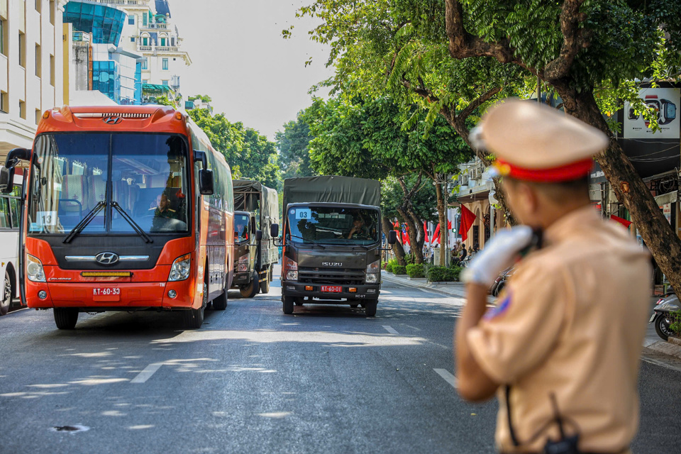 Giao thông thuận lợi nơi diễn ra chương trình 