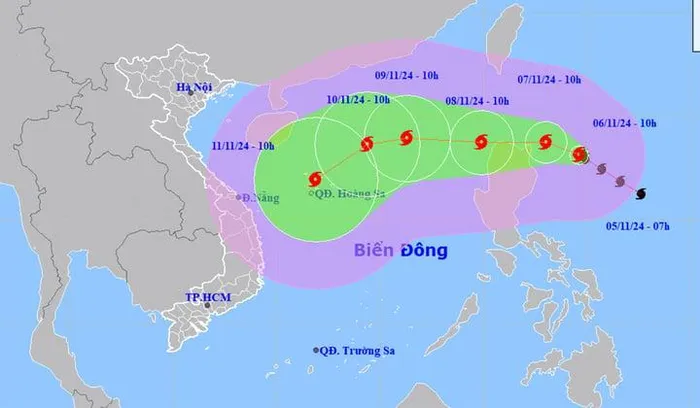 Các địa phương từ Quảng Ninh đến Bình Thuận chủ động ứng phó với bão YINXING