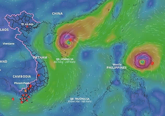 Bão số 7 chưa tan, dự báo Biển Đông đón thêm bão số 8