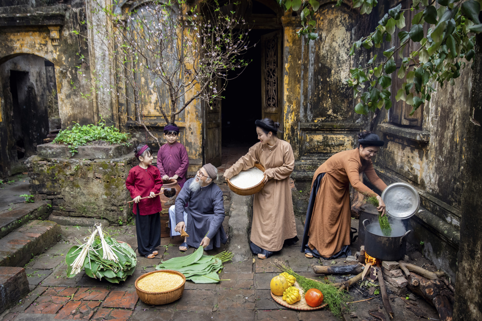 Cơm nhà và cỗ Tết