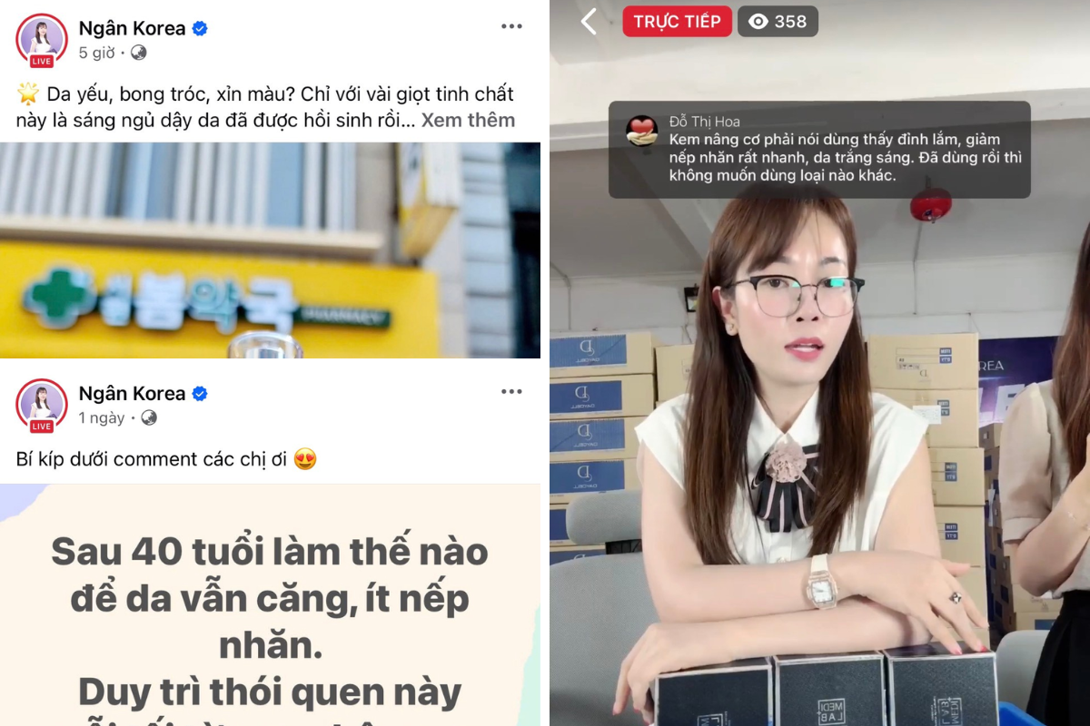 Ngân Korea đang thách thức khi vẫn bán hàng sau lùm xùm mỹ phẩm trôi nổi