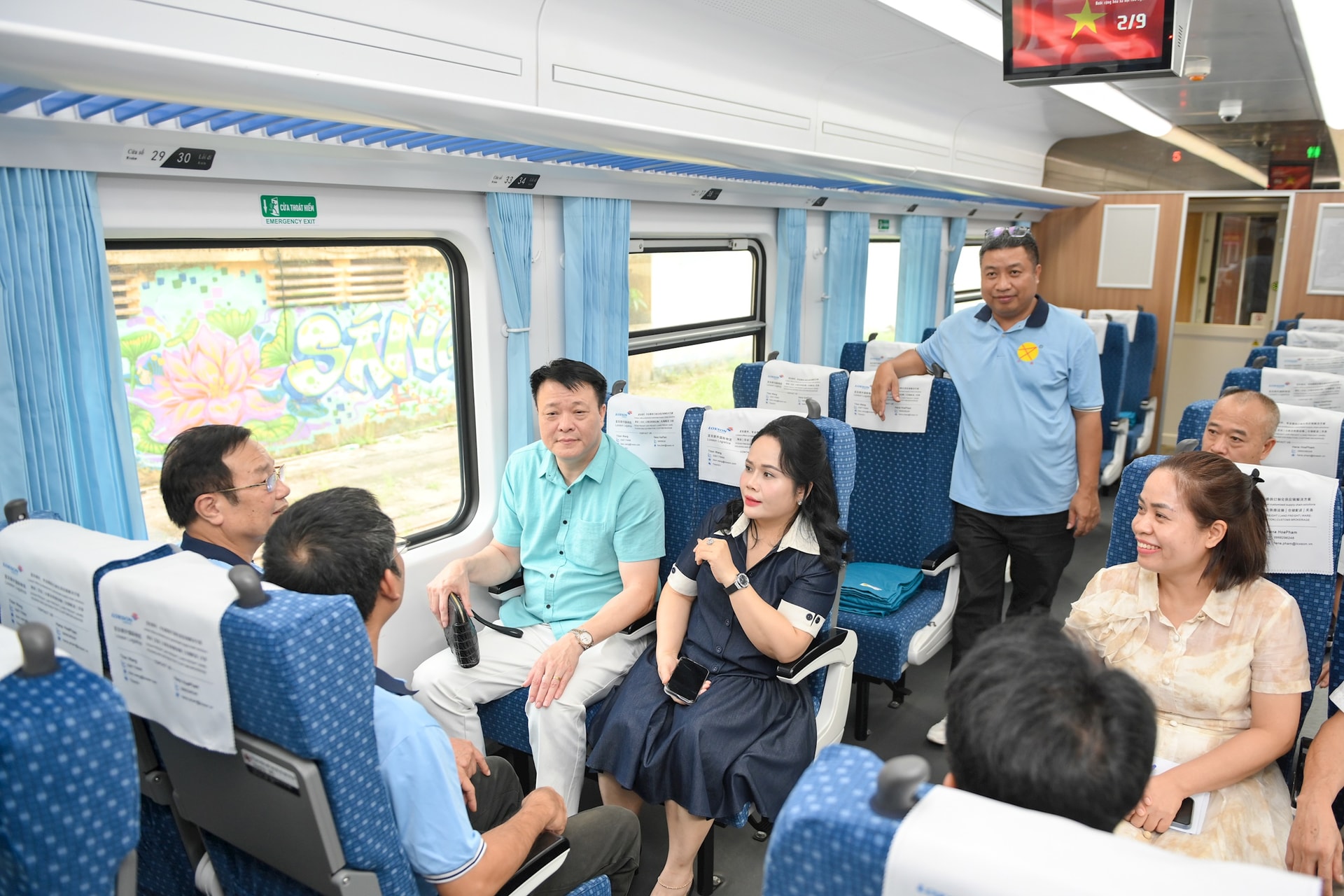 Khai trương đoàn tàu tuyến Hà Nội – Đồng Hới, tiêu chuẩn như máy bay