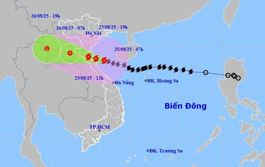 Bão số 5 đổ bộ Bắc Trung Bộ hôm nay, Nam Thanh Hóa – Hà Tĩnh gió giật cấp 16