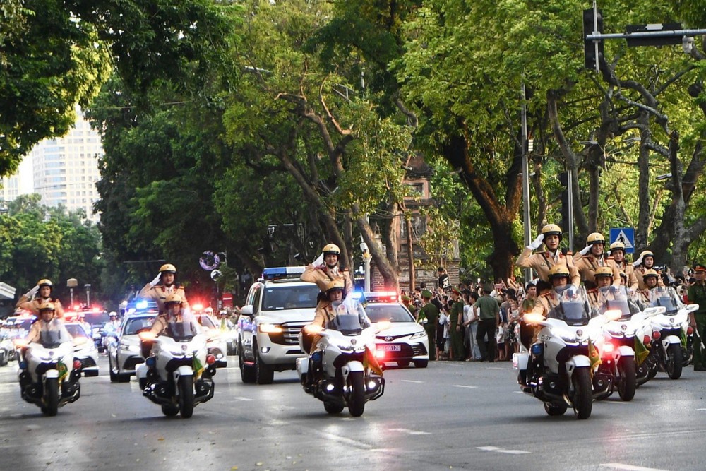 Hà Nội điều chỉnh thời gian cấm đường ngày 1-2/9