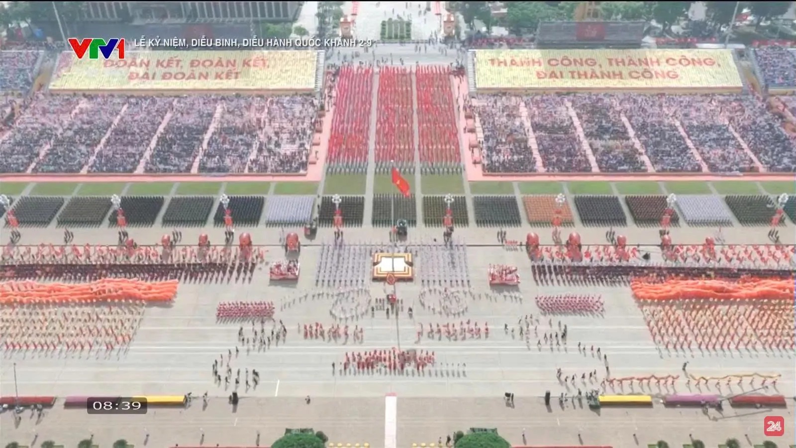 Trọng thể Lễ kỷ niệm, diễu binh, diễu hành 80 năm Cách mạng tháng Tám thành công và Quốc khánh 2/9