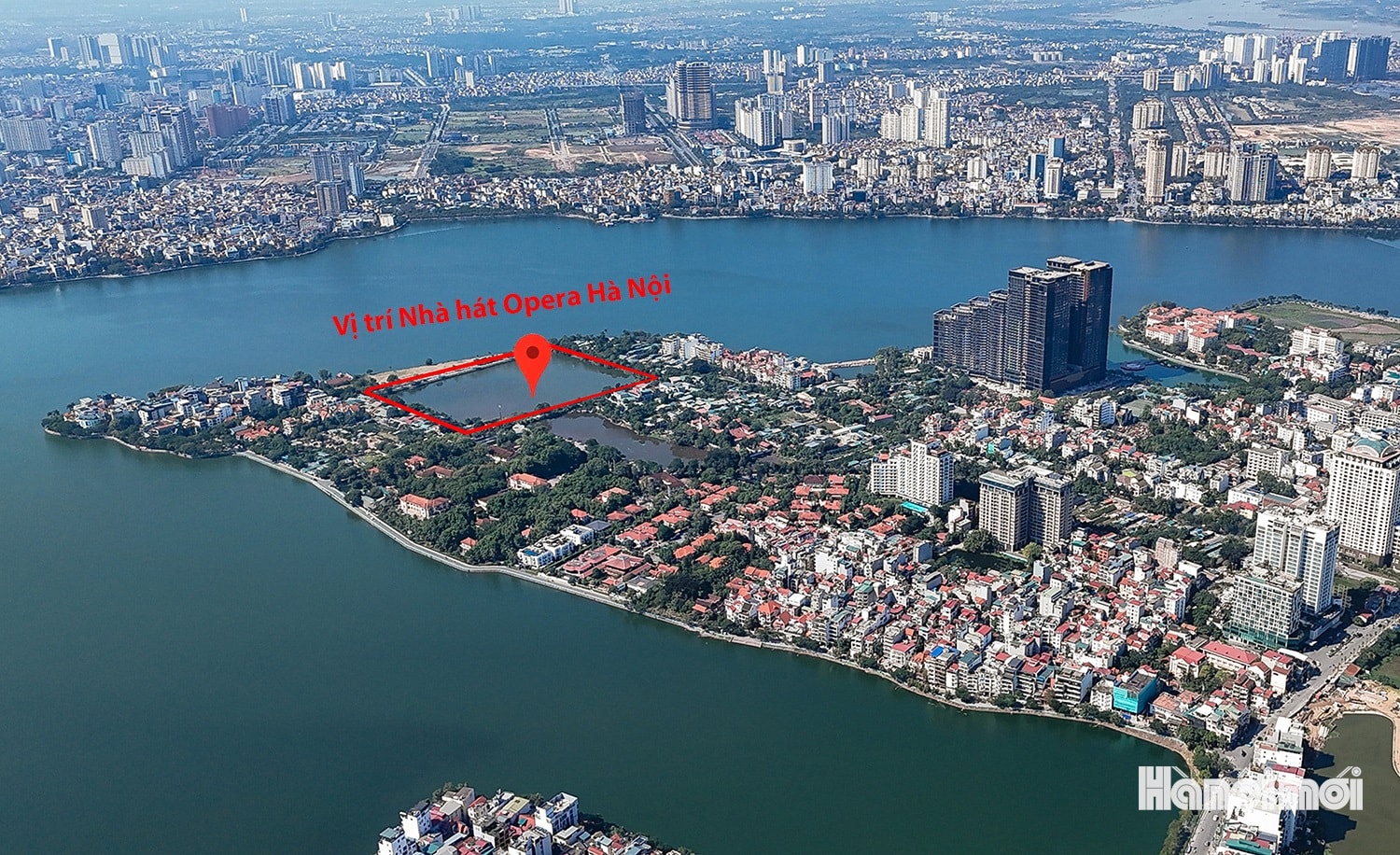 Mặt bằng Nhà hát Opera Hà Nội trước ngày khởi công