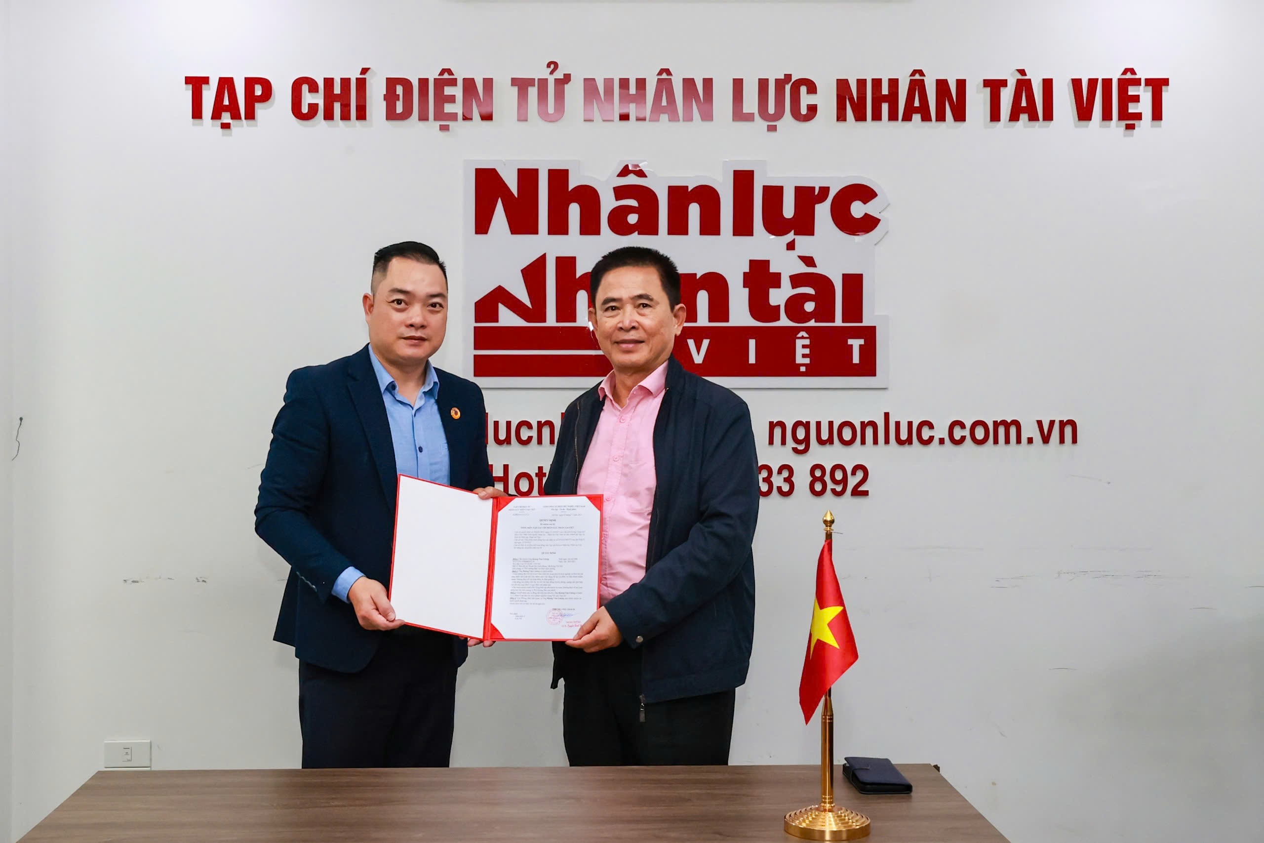 Bổ nhiệm nhân sự, lãnh đạo mới tại Tạp chí Điện tử Nhân lực Nhân tài Việt