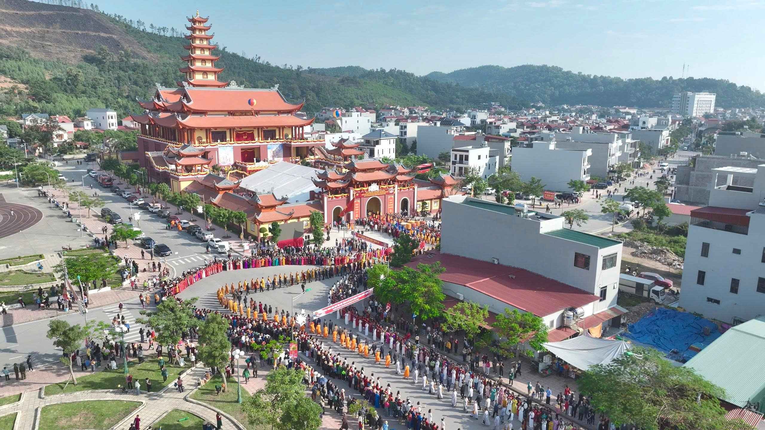 Khánh thành chùa Thiên Lai sau 6 năm xây dựng