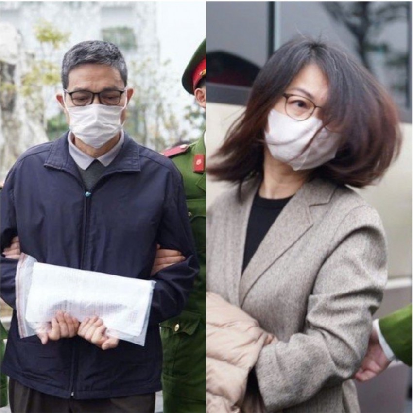 Hình ảnh 2 cựu Cục trưởng Cục An toàn thực phẩm hầu tòa vì nhận hối lộ