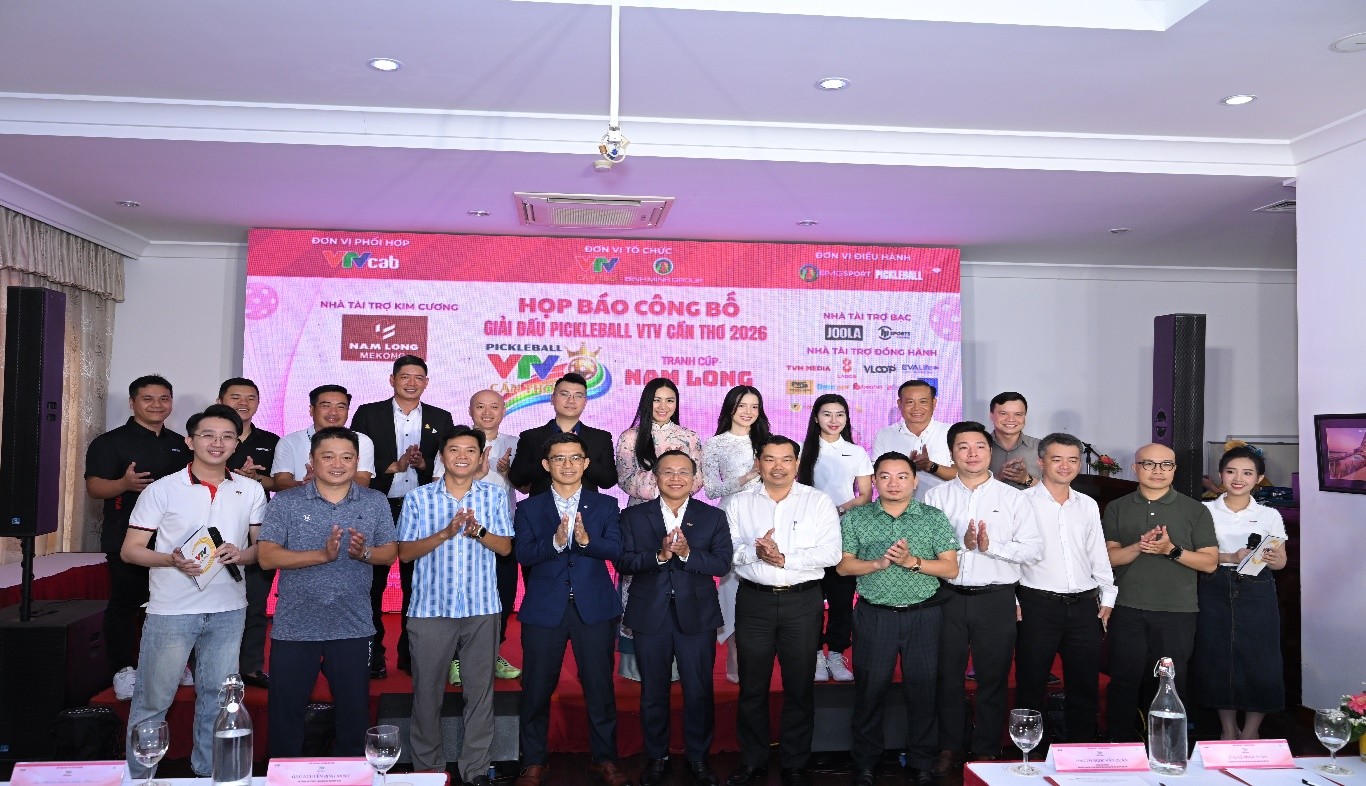 Bình Minh Group phối hợp VTV Cần Thơ tổ chức Giải Pickleball VTV Cần Thơ 2026 – Tranh Cúp Nam Long
