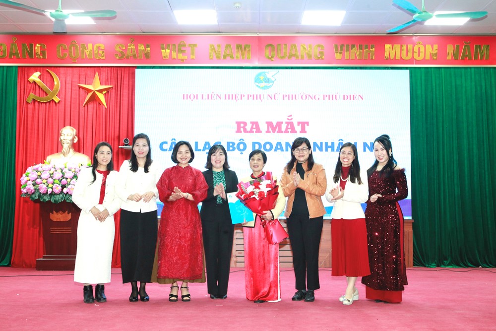 Hội LHPN phường Phú Diễn ra mắt Câu lạc bộ Doanh nhân nữ, Tổ Phụ nữ số