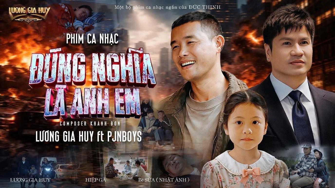 Ca sĩ Lương Gia Huy ra mắt MV “Đúng nghĩa là anh em”: 5 năm ấp ủ cho một giá trị nhân văn