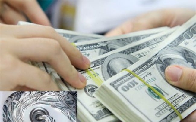 Tỷ giá USD trên thị trường chính thức tăng mạnh