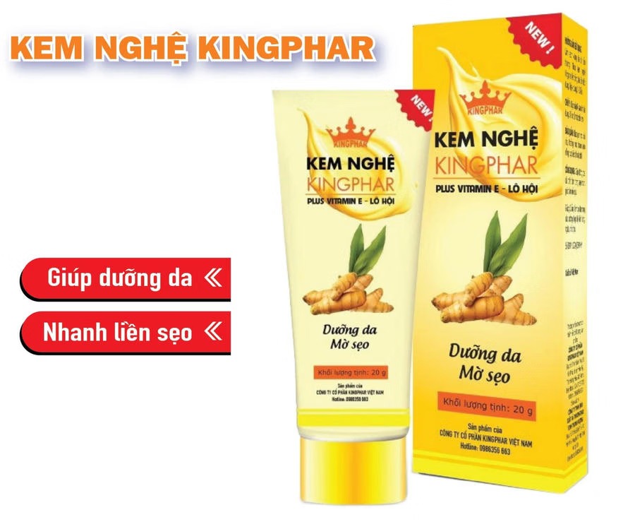 Đình chỉ lưu hành, thu hồi toàn quốc lô Kem nghệ Kingphar
