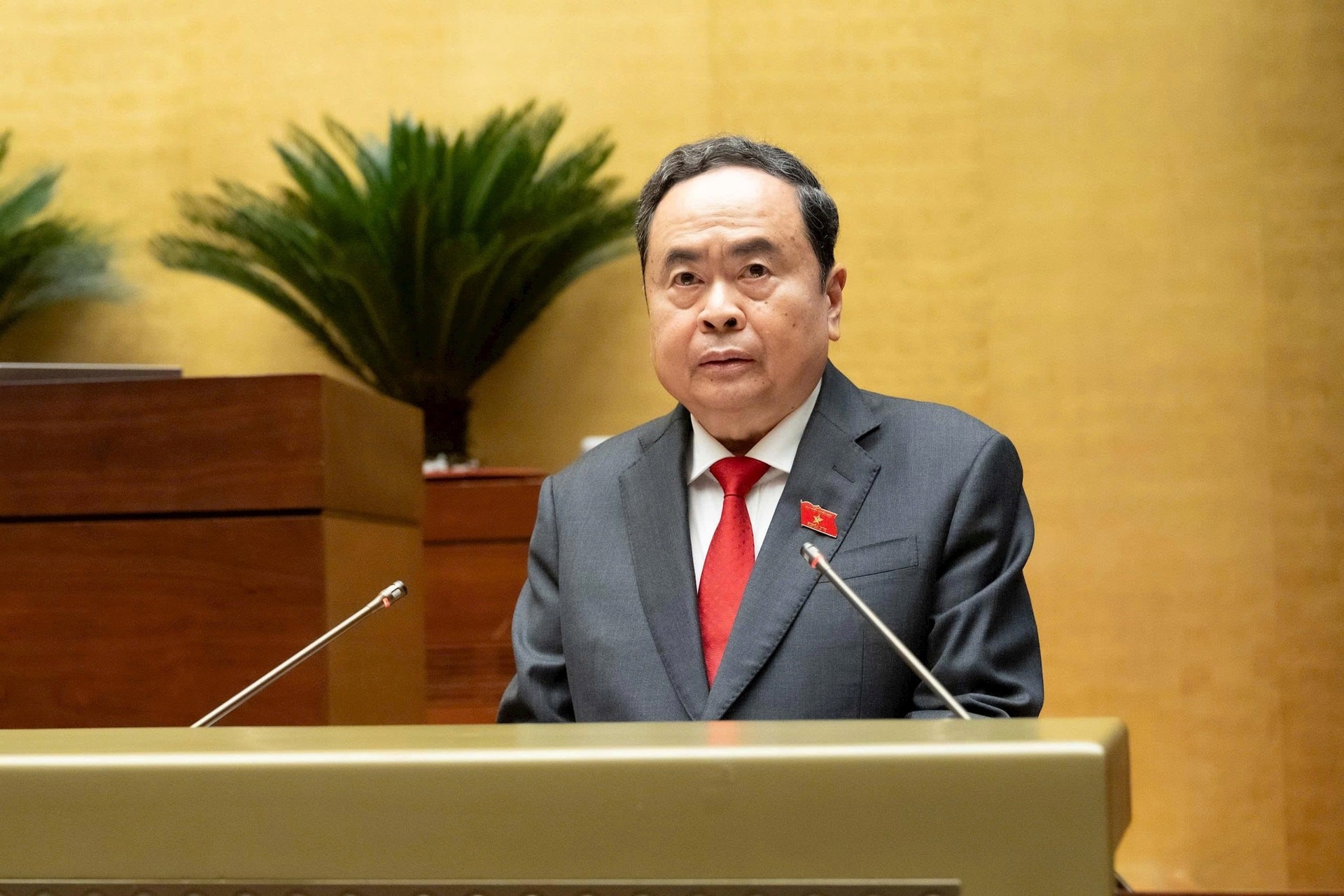 Ông Trần Thanh Mẫn tiếp tục được bầu làm Chủ tịch Quốc hội