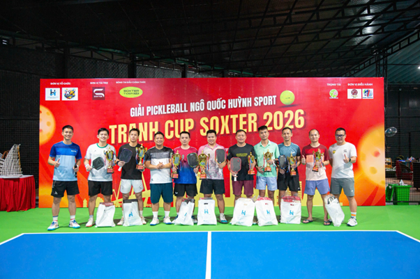 Sôi động cùng Giải Pickleball Ngô Quốc Huỳnh tranh cup Soxter 2026