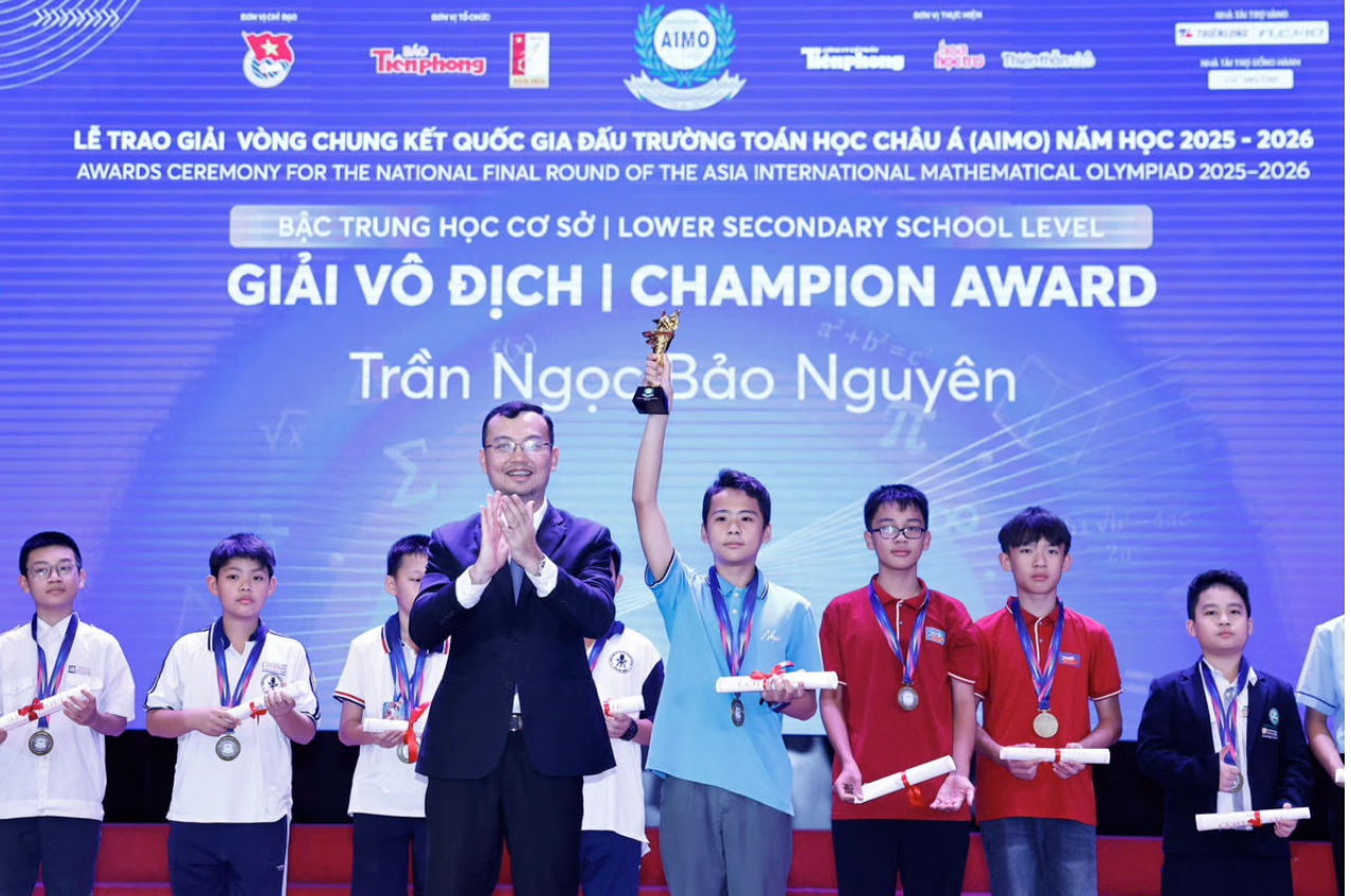 Gần 1.300 học sinh tranh tài tại Chung kết quốc gia Đấu trường Toán học châu Á 2026