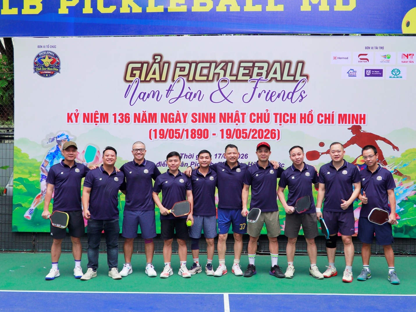Giải Pickleball Ngôi Sao Nam Đàn & Friends: Gắn kết đam mê, lan tỏa tinh thần thể thao cộng đồng