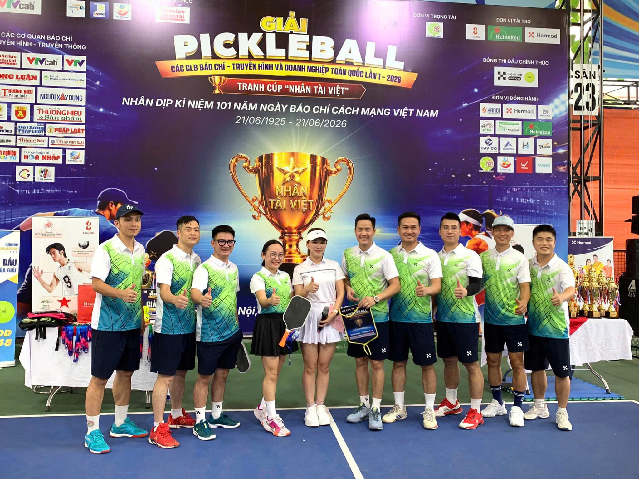 Hermod góp phần tạo nên thành công của Giải Pickleball các CLB Báo chí, Truyền hình và Doanh nghiệp toàn quốc lần thứ I – 2026
