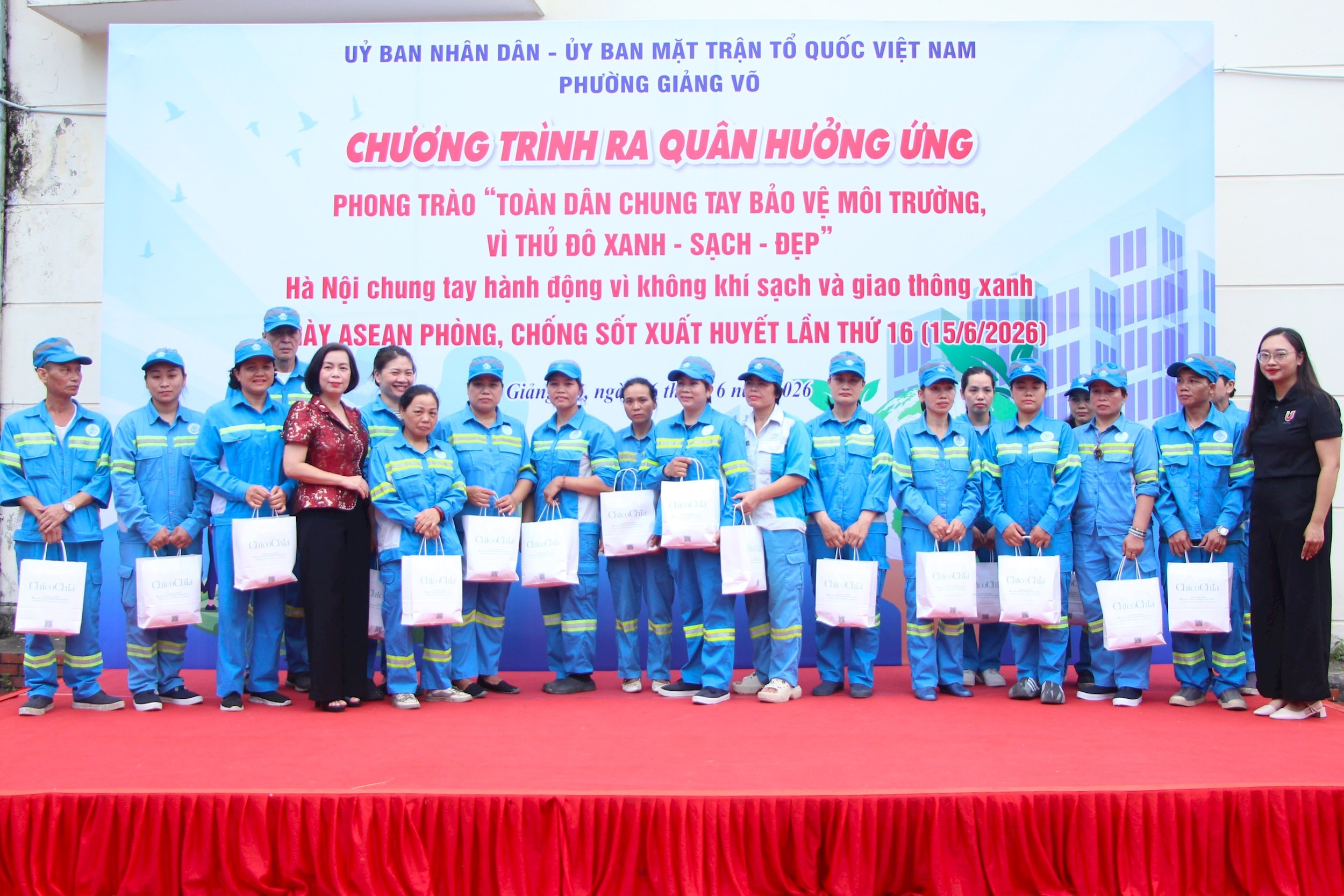 Phường Giảng Võ chung tay vì môi trường xanh - sạch - đẹp