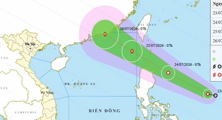 Bão số 2 có thể vào Biển Đông cuối tuần, miền Bắc mưa lớn kéo dài 3 ngày