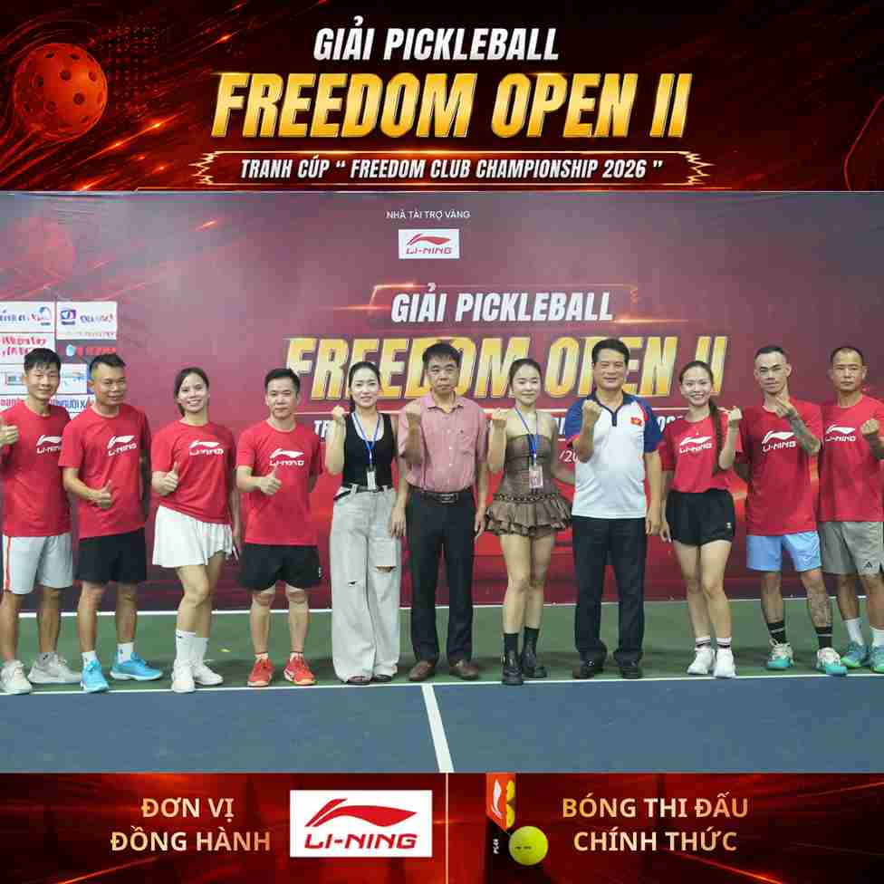 Giải Pickleball Freedom – Sân chơi kết nối cộng đồng, lan tỏa phong trào Pickleball tại Việt Nam