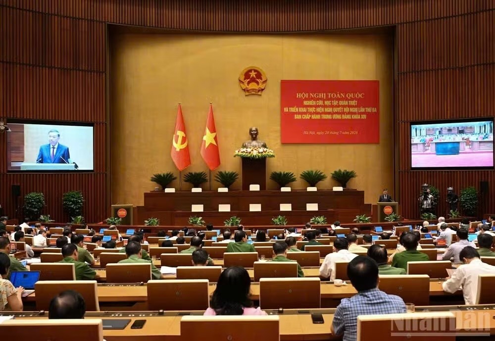 Hôm nay diễn ra Hội nghị toàn quốc nghiên cứu, học tập, quán triệt và triển khai thực hiện một số nghị quyết, chỉ thị